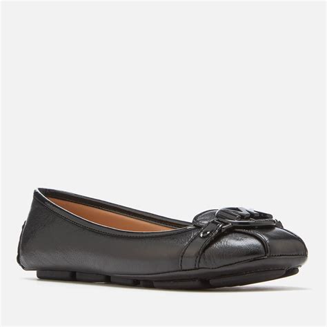 michael kors fulton flats black ghw|Michael Kors moccasins.